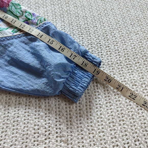 VTG 90s Active Exposure European Pattern Windbreaker Jacket Women's Medium - Picture 6 of 8